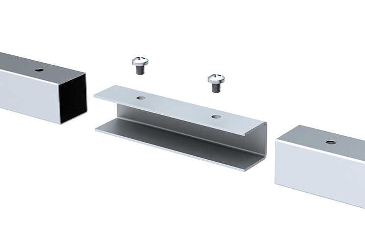 square tubing with holes